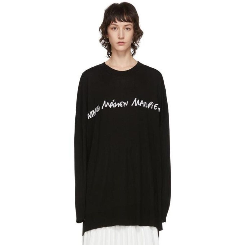 MM6 Maison Margiela Women's Black Jumper